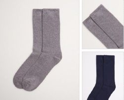 Calcetin Sr. Liso Negro 41-46 22537