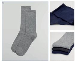 Calcetin Sra. Liso Negro 36-41 12537