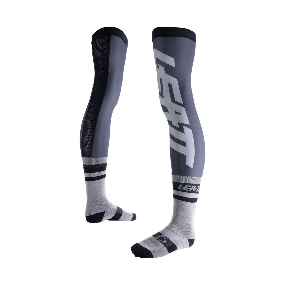 🩶🔥 Calcetines con Rodillera Leatt – Color Gris - Comodidad, protección y rendimiento en un solo accesorio 🚵‍♂️🛡️