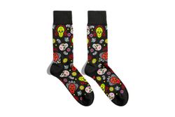 Calcetines Divertidos Catrina Billy Brown Ideal Regalo Talla M 36-40