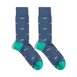 Calcetines Divertidos Peces Billy Brown Ideal Regalo Talla M 36-40