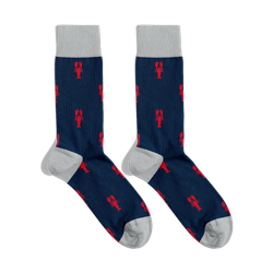 Calcetines Divertidos Red Lobster Billy Brown Ideal Regalo Talla M 36-40