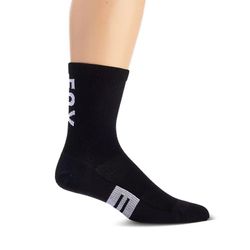 🚵‍♂️🌟 Calcetines FOX Flexair Merino 15 cm – Comodidad y Desempeño para MTB  Negro