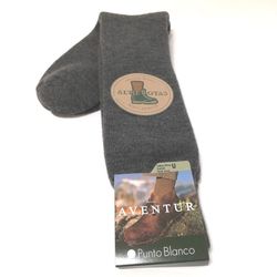 Calcetines hombre alto para botas 14998-10 punto blanco