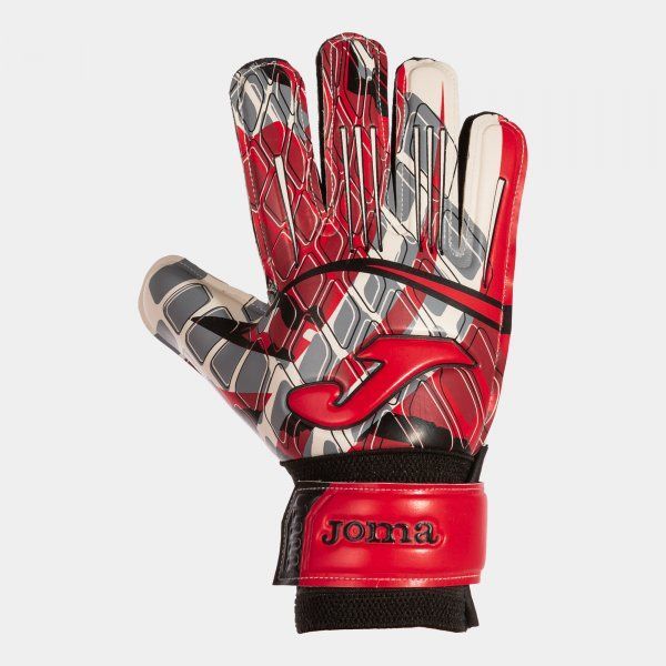 Calcio 23 Goalkeeper Gloves Red Black