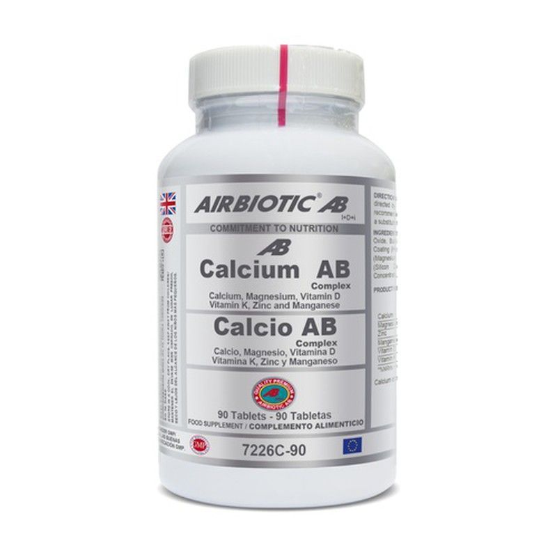 CALCIO AB COMPLEX (Calcio, Magnesio,Vit. D,Vit. K, Zinc y Manganeso) 90 tabletas