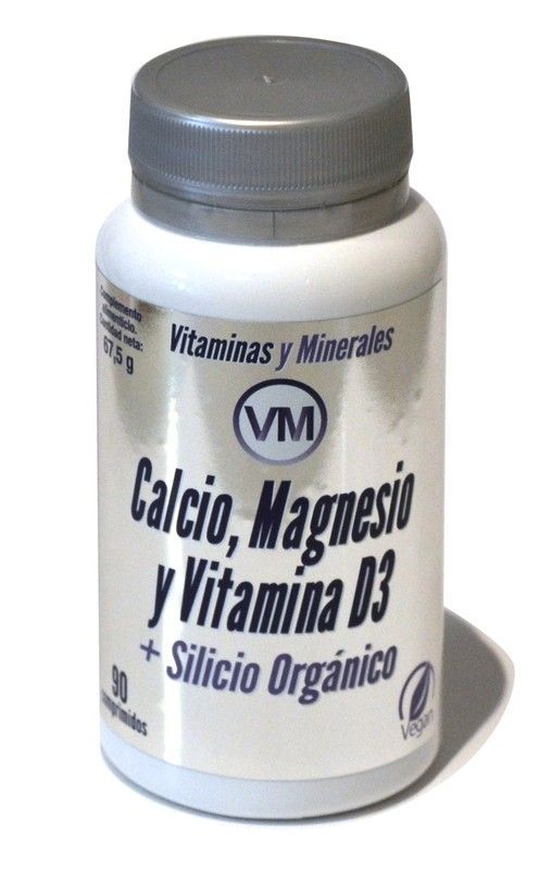 Calcio Magnesio Vtd3 +Silicio Org 90 Comp