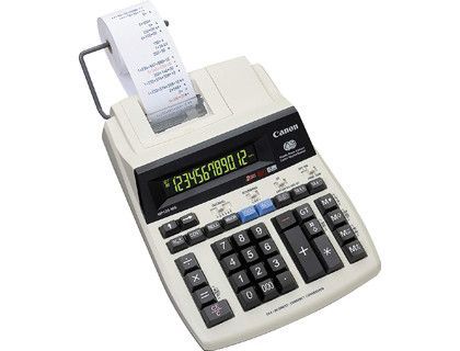 Calculadora canon impresora mp120 mg es ii pantalla lcd 12 digitos color gris