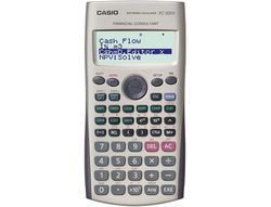Calculadora casio fc-100v financiera 4 lineas 10+2 digitos almacenamiento flash calculo de ganancias con tapa