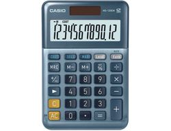 Calculadora casio ms-120em sobremesa 12 digitos tx +/- tecla doble cero color azul