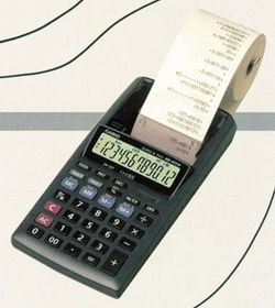 Calculadora con impresora casio hr-8 tec