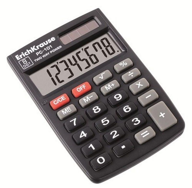 Calculadora de bolsillo erichkrause 8 dígitos