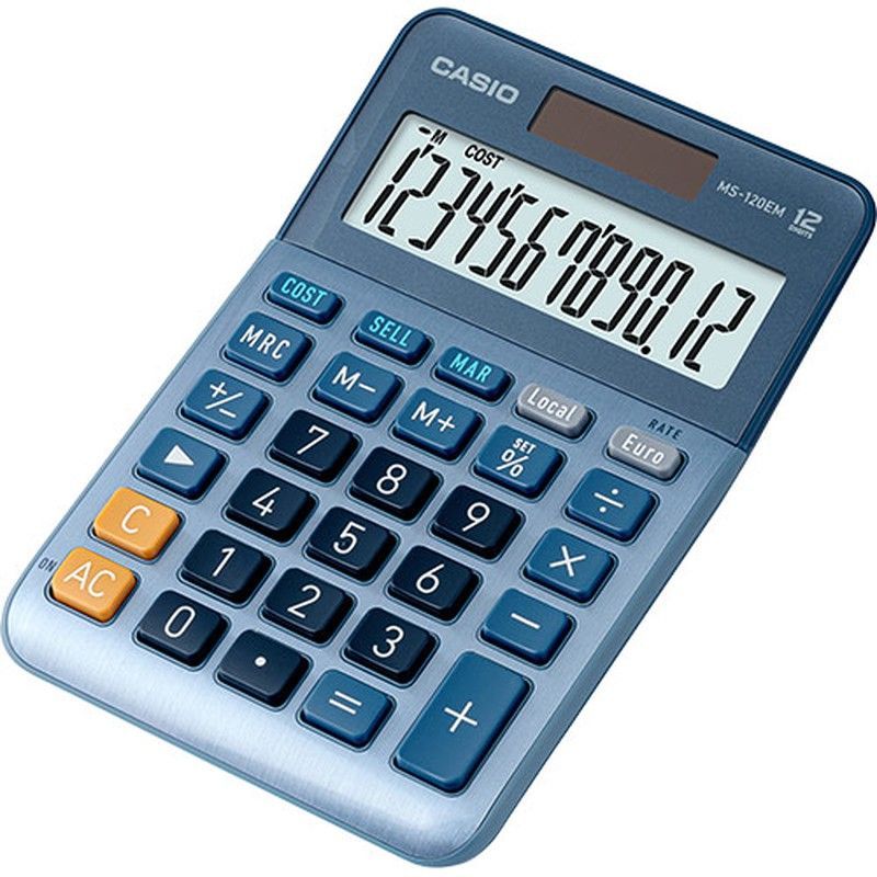 Calculadora de sobremesa Casio serie MS con tecla euro