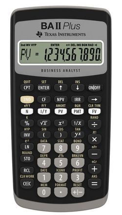 Calculadora financiera Texas Instruments BS-II (BA-II Plus)