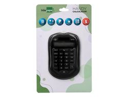 Calculadora liderpapel bolsillo xf43 8 digitos solar y pilas color negro 94x59,5x10,5mm