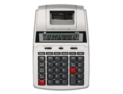 Calculadora liderpapel impresora pantalla papel 57 mm 12 digitos impresion bicolor blanca 235x155x62 mm