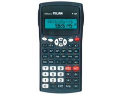 Calculadora milan cientifica m240 black 2 lineas 240 funciones 10+2 digitos color negra con tapa color gris