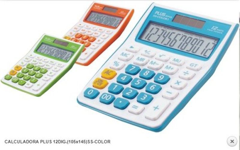 Calculladora Mediana Color 12Dig. M03024