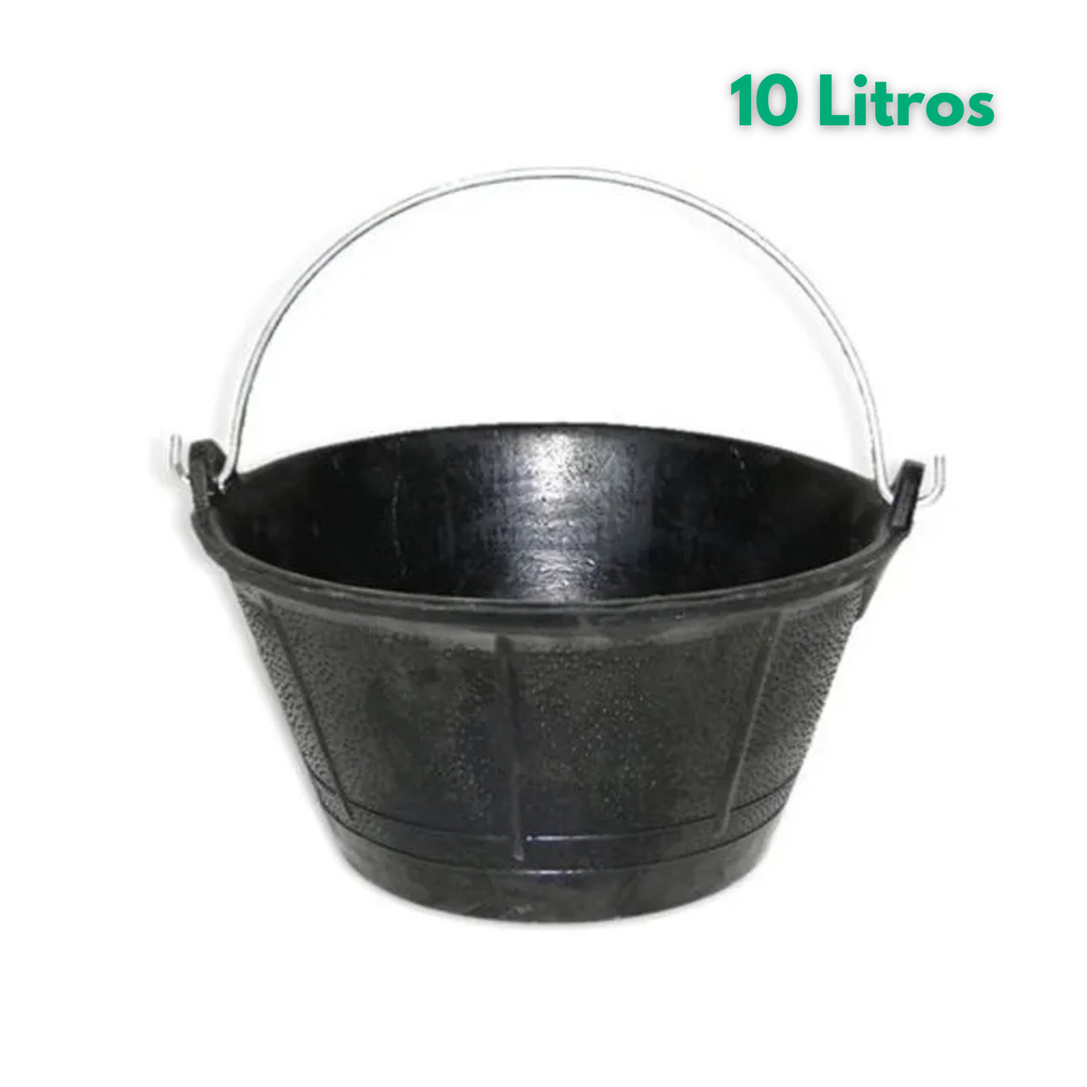 Calderetas de goma con asa metálica