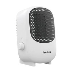 Calefactor Ceramico Mini Blanco Con Cabl