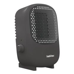 Calefactor Ceramico Mini Negro Con Cable