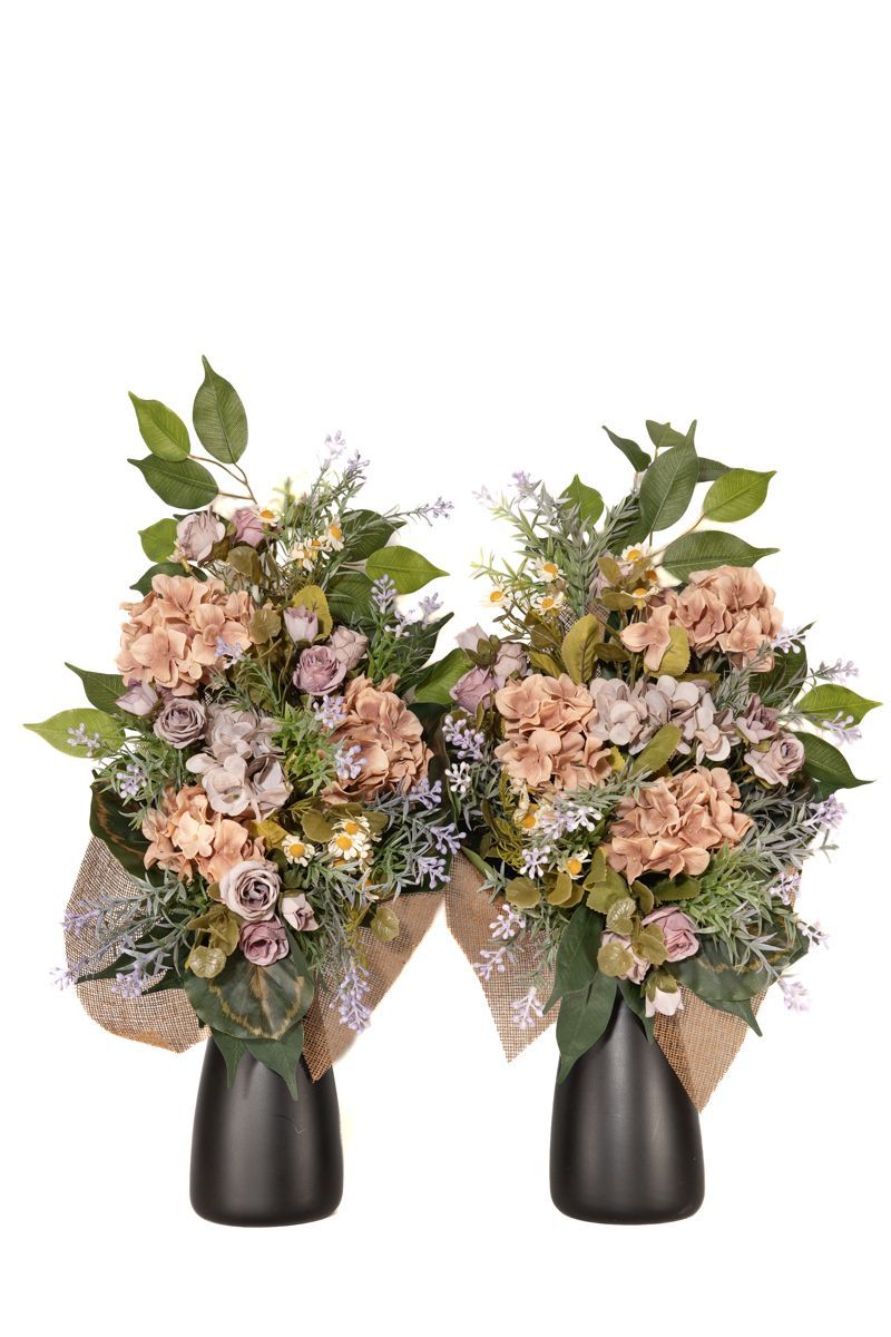 Cálido ramo otoñal de cementerio