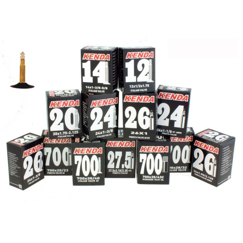 Cam.29 x 1.90/2.2 v. Bici 40mm válvula desmontable