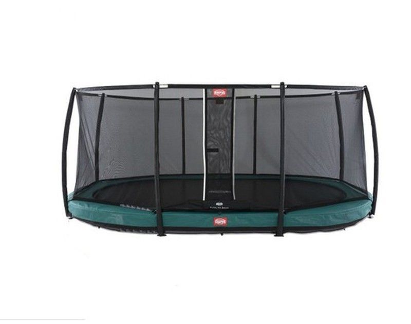 Cama Elastica BERG Inground Grand Champion 520 NEGRA + Safety Net Deluxe BE30.33.75.41