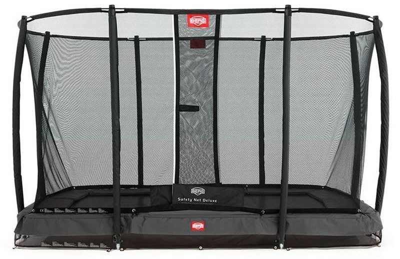 Cama Elastica BERG Ultim Champion Inground 330 GRIS + Safety Net Deluxe hasta 80 kg BE32.33.73.32
