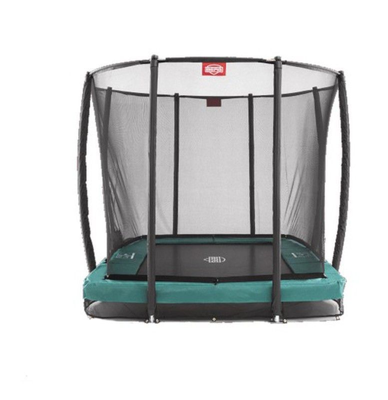 Cama Elastica BERG Ultim Champion Inground 330 VERDE + Safety Net Deluxe hasta 80 kg BE32.33.73.72
