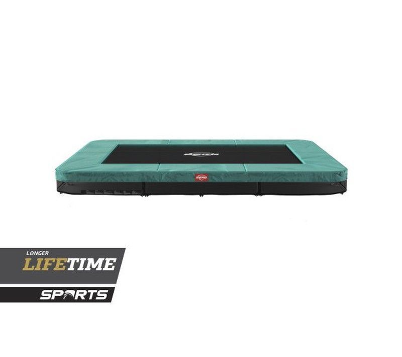 Cama Elastica BERG Ultim Favorit Verde InGround 280 cm hasta 70 kg