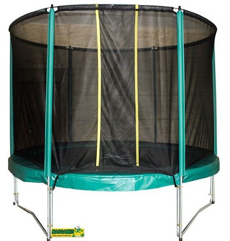 Cama Elástica Redonda MASGAMES DELUXE 366 con Red + REGALO ESCALERA MA302318