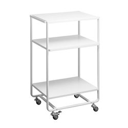 Camarera de acero en blanco, 38 x 49 x 81,5 cm | Tower