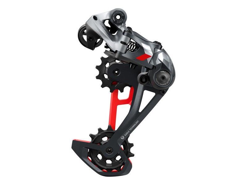 🔴⚡ Cambio SRAM X01 Eagle 12v Lunar Red Max 52D  🚴‍♂️ Precisión, potencia y estilo extremo en cada cambio