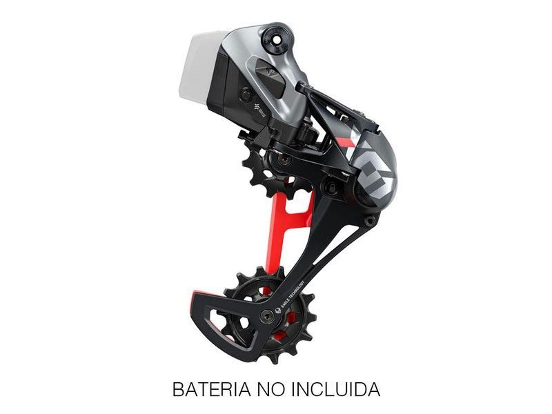 🔴⚡ Cambio SRAM X01 Eagle AXS 12v Lunar Red Max  🚴‍♂️ Precisión electrónica y estilo extremo (Batería no incluida)