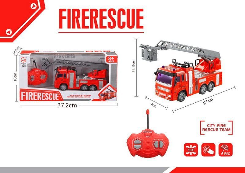 Camion Bomberos Radio Control Esc 1/28