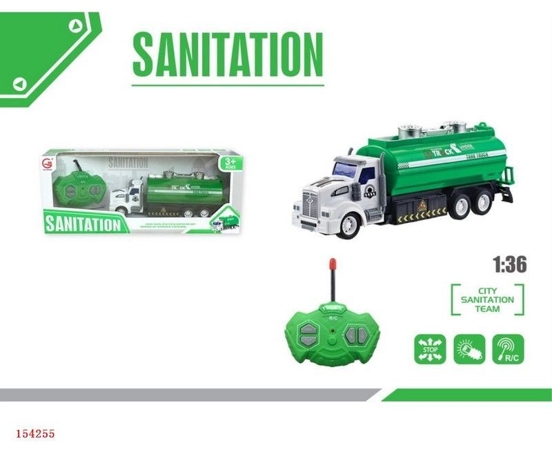 CAMION DE LIMPIEZA R/C 1:36