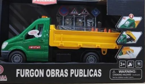 Camión Obras Carreteras con Complementos Escala 1:14