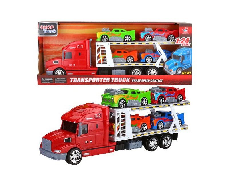 CAMIÓN PORTA 4 COCHES AMER1/24