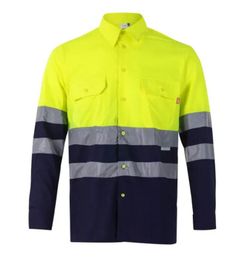 Camisa AV manga larga bicolor