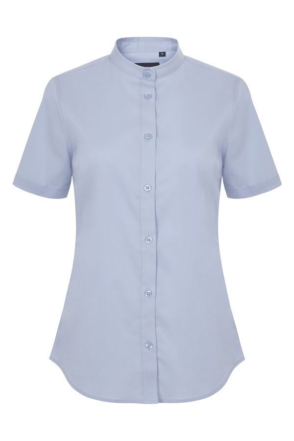 Camisa Cuello Tirilla Stretch Manga Corta Mujer Referencia 405014S