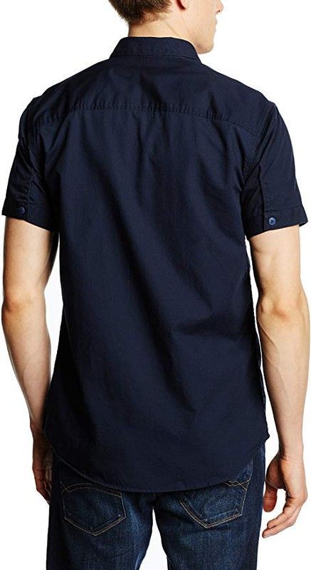 Camisa de manga corta lisa Jack & Jones Navy