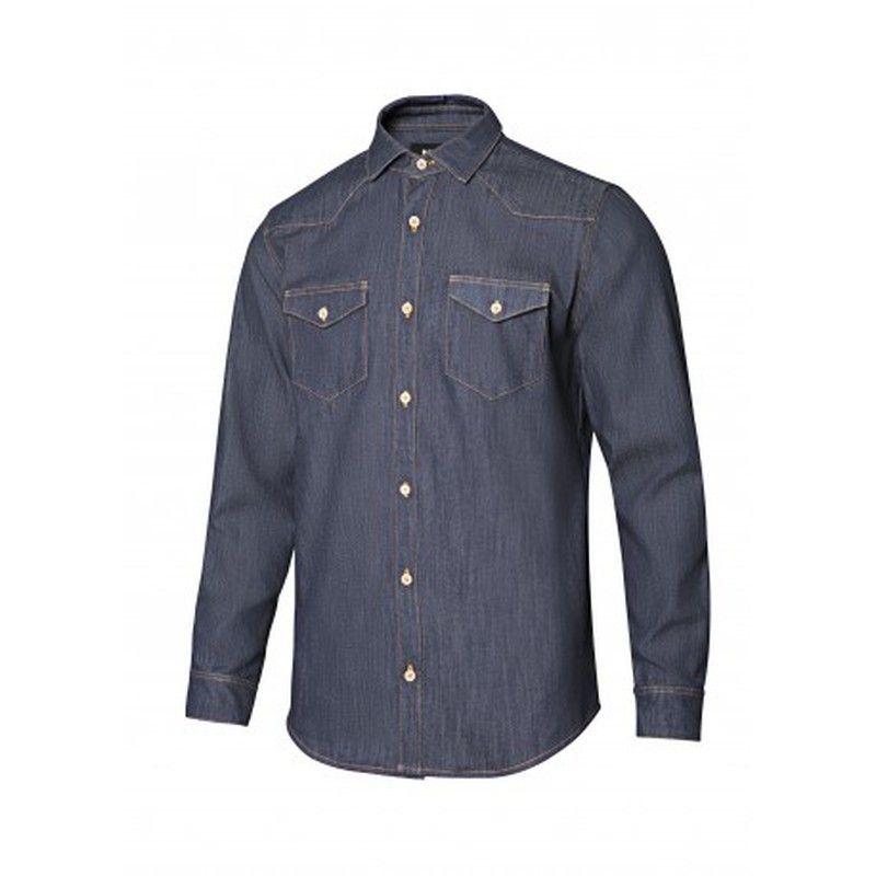 Camisa Denim Stretch Manga Larga Hombre  Referencia  405006s .
