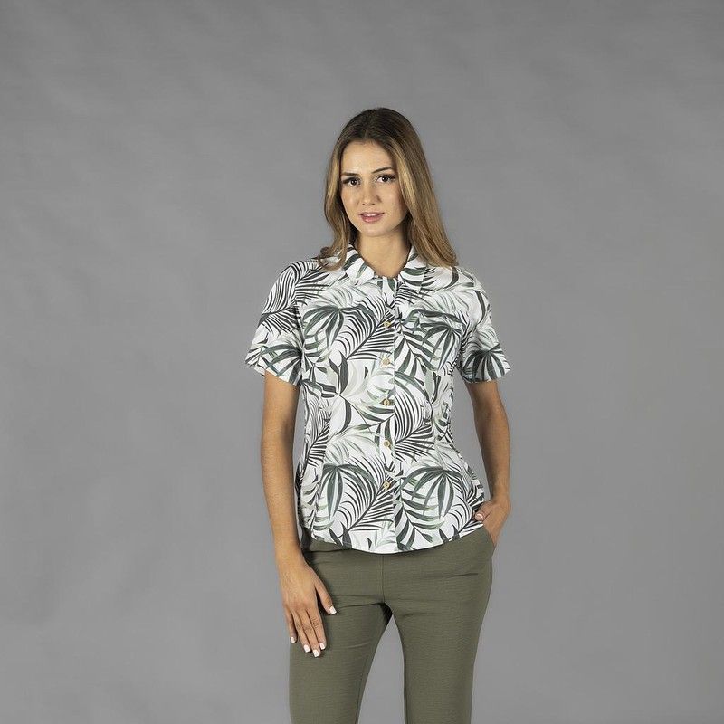 Camisa Hawaiana mujer varios estampados