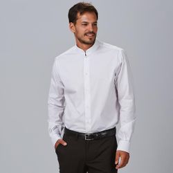Camisa Hombre Serene Cuello Mao Slim Fit