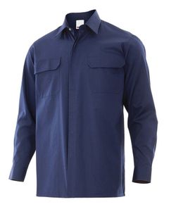 Camisa Ignífuga - Antiestática de color  Azul Navy Referencia  605003.