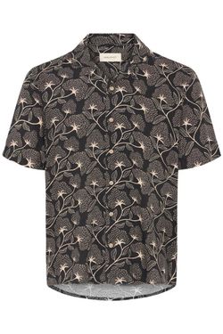 Camisa m/c viscosa con estampado hojas Blend Of America Black