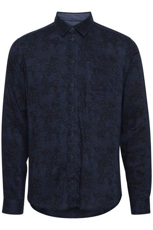 Camisa m/l con estampado floral Blend Of America Blue