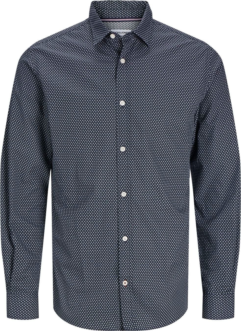 Camisa m/l con micro muestra Jack & Jones Navy Blazer