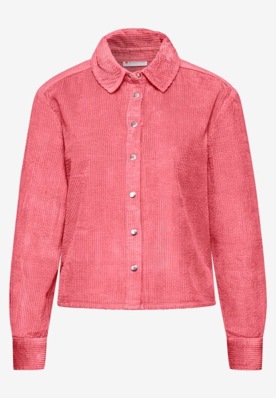 Camisa m/l corta de pana Street One Sugar Coral